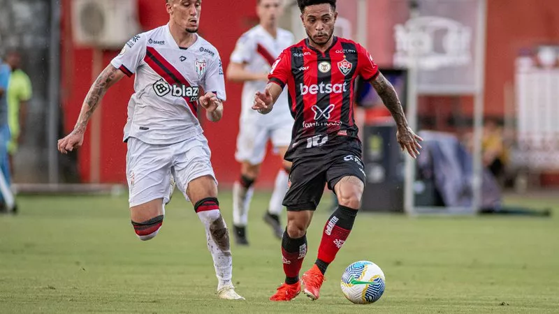 Partida terminou com derrota para o Vitória por 2x0, contra o Atlético-GO | Bnews - Divulgação Victor Ferreira/EC Vitória