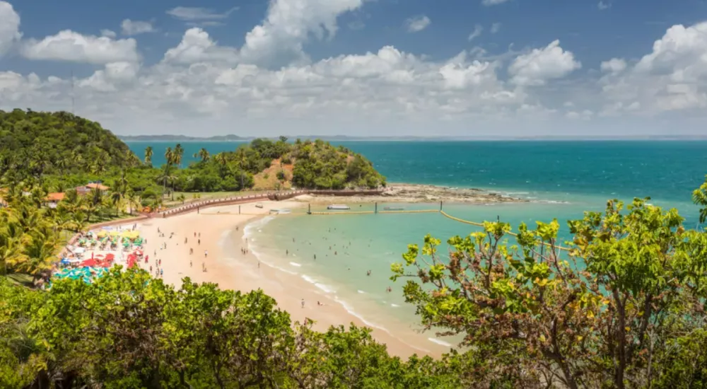 A praia foi eleita a segunda melhor do Brasil Crédito: Fábio Marconi/Divulgação Prefeitura de Salvador