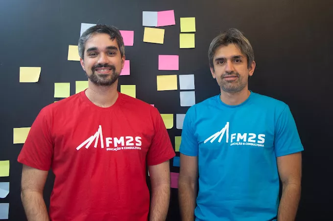 Murilo e Virgilio Marques dos Santos, fundadores da FM2S Educação e Consultoria (Foto: Isaque Martins)