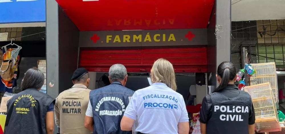 Operação Farmácia Legal: Mais de mil medicamentos são apreendidos por vendas sem receita em Salvador