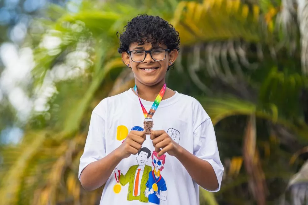 Estudante de Mata de São João conquista medalha de bronze na OBMEP 2024