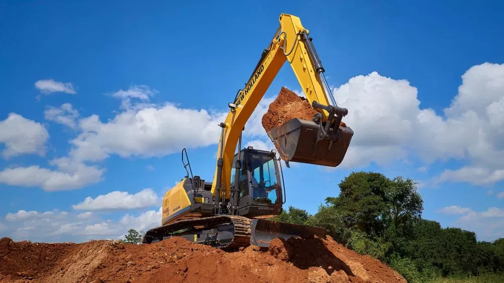 Escavadeira New Holland / Divulgação