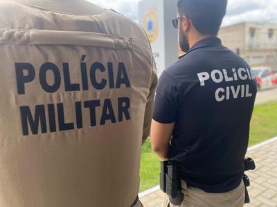 Foto: Poliana Lima - Policiais militares e civis cumpriram o mandado de prisão na quinta-feira, no município próximo à Itabuna.